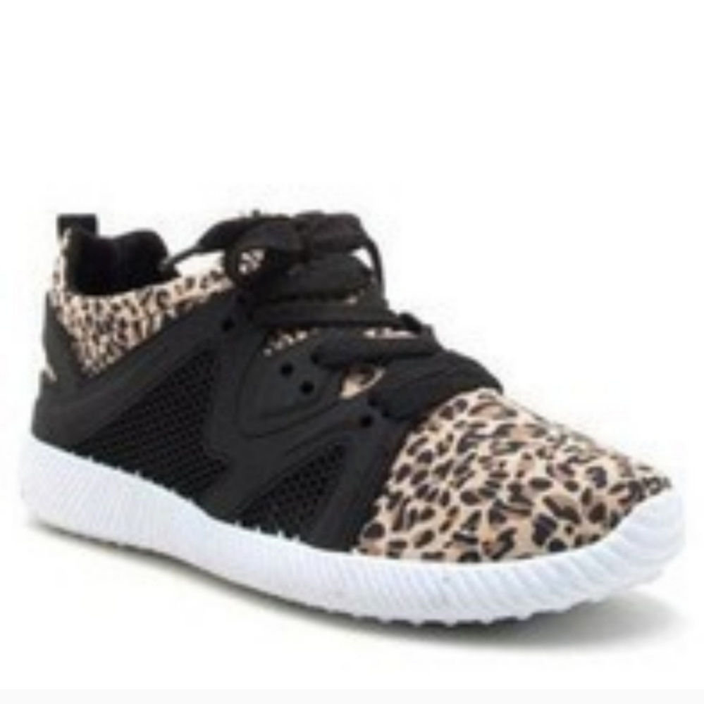 Leopard Canvas Sneakers - Picture 2 of 2
